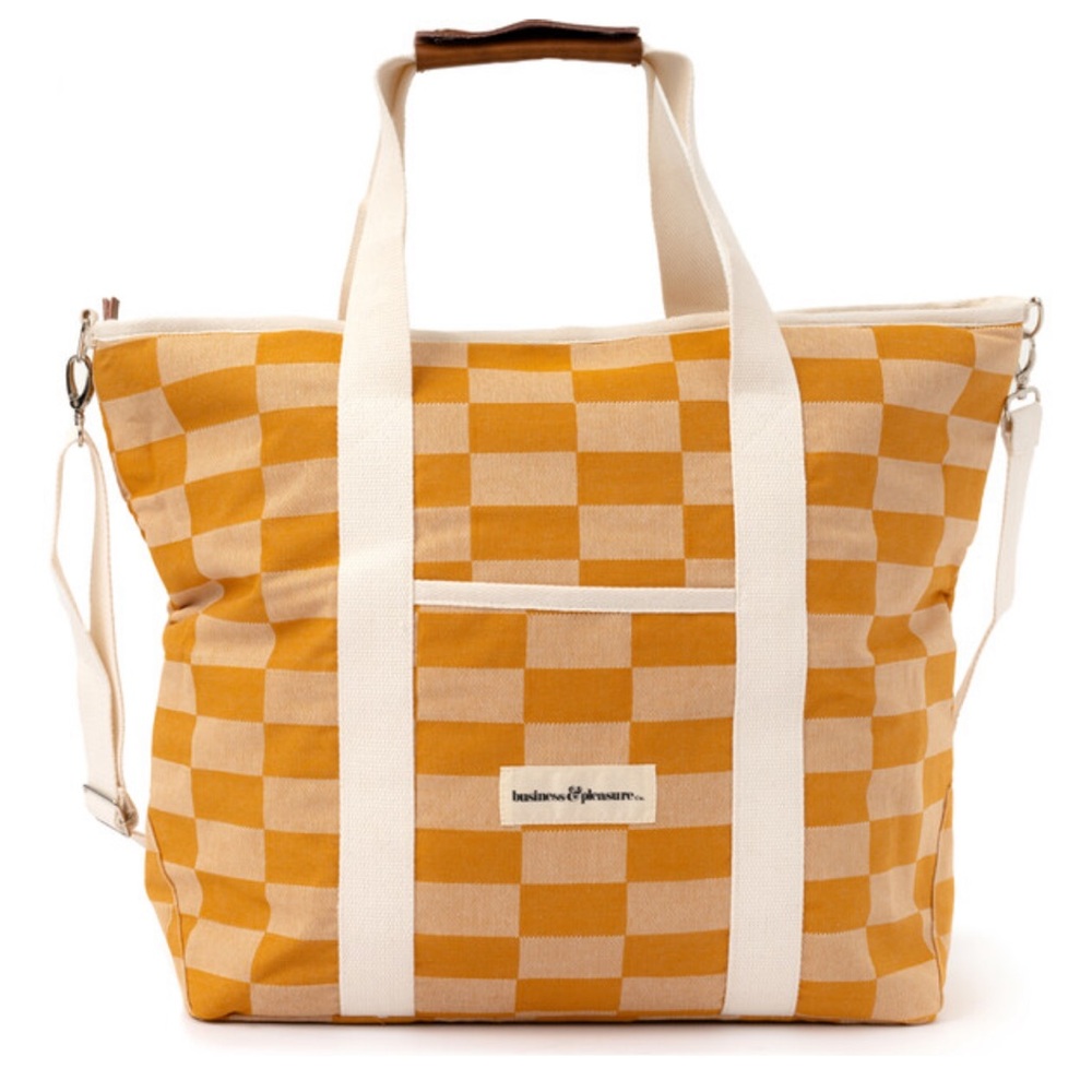 Business & Pleasure Co Checkered Cooler Tote Bag